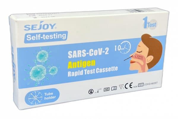 Sejoy SARS-CoV-2 Antigen Schnelltest-Kassette Beipackzettel, 1 Test